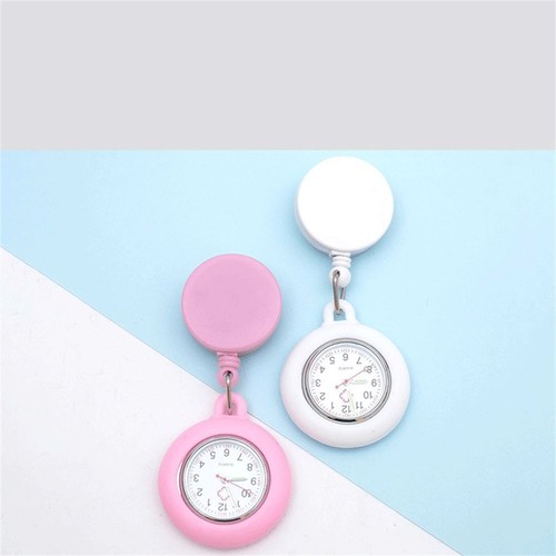 Clip pocket watch nurse - clip-on, fob