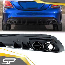 Diffuser + exhaust panels for Mercedes Benz W205 S205 AMG Line C43 AMG from 2014