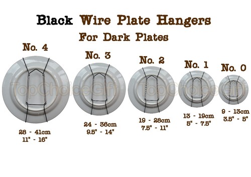 Black wall display plate - plate, dish