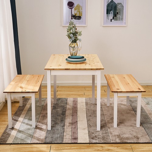 Solid wood dining table and - wood,