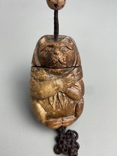 Edo-Meiji period wooden Inro