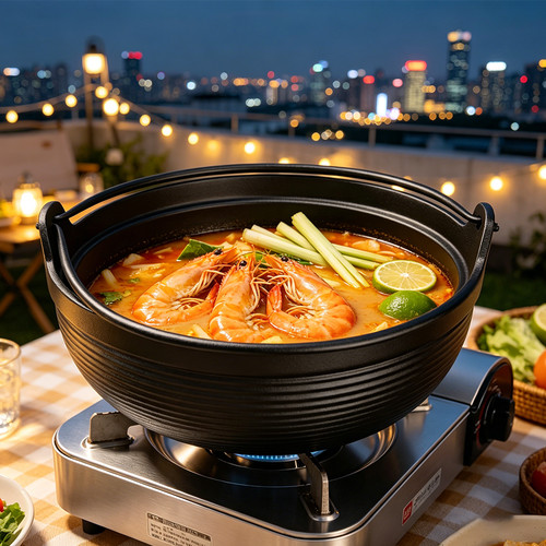Cast iron stew - iron, pot