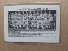 CELTIC MEMORABILIA - 1985-86