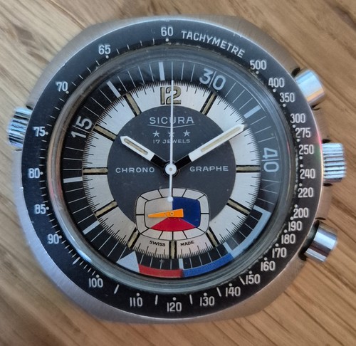 Sicura 1970s chrono graphe - a,