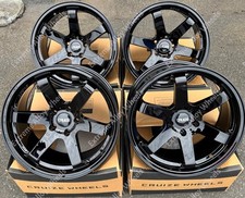 18" Black Drift Alloy Wheels For Opel Vauxhall Vivaro 5x118 Renault Trafic Wr