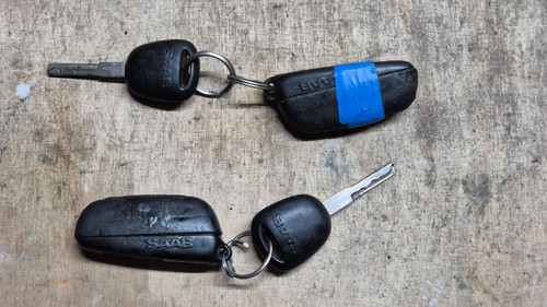 Saab key fob - key, and