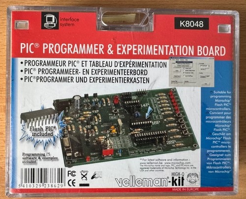 Velleman k8048 pic - pic, programmer