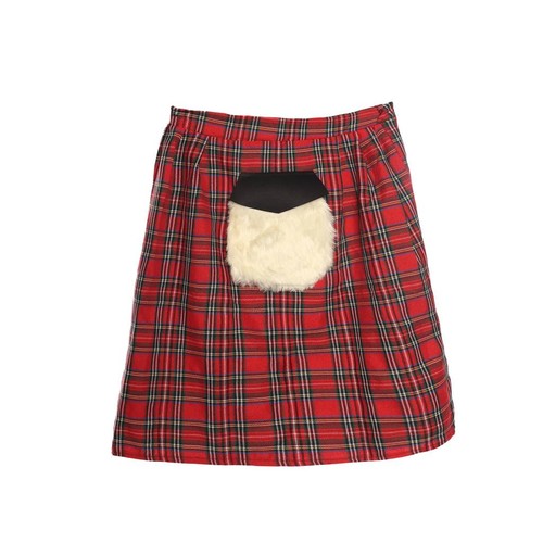 Men scottish kilt red tartan - scottish,