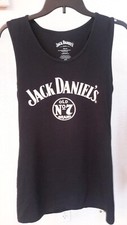 Jack Daniels Old Brand № 7 Black Tank Top Sleeveless T-Shirt  Size M Pre-owned