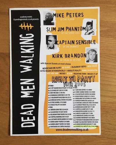 Dead men walking 2005 tour - men,