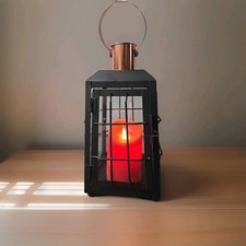 Large Black Metal Lantern with