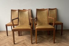 G Plan Vintage Teak Dining Chairs Seats With Carvers X 6 FREE DELIVERY