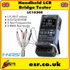 FNIRSI LC1020E Handheld High Precision Digital Bridge, LCR ESR Digital Meter