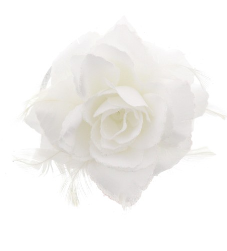 Glitter hair rose with - rose,