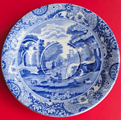 Blue white willow - &,