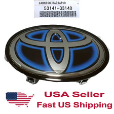 Front Grille Emblem RAV4 HYBRID 2019 - 2023 BLUE Badge Logo