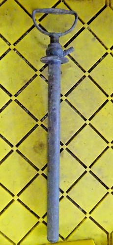 Vintage brass drum ofstrand - brass,
