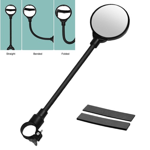 Flexible bike rear view mirror - rear,