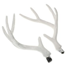  1 Pair Mini Plastic Reindeer Antlers Realistic Deer Antlers For Christmas And