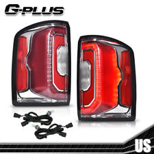 LED Tail Lights Brake Lamps Set Left+Right Fits For 2016-2018 GMC Sierra 1500