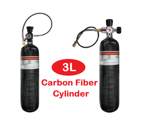 Carbon fiber cylinder - 3l, high