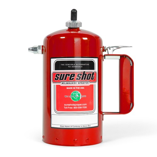 1qt steel sprayer enameled red - 1qt,