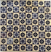 64 Ceramic Mexican Tiles