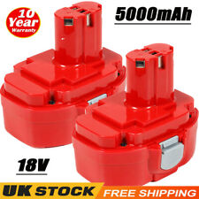 2PACK 5.0Ah Battery for Makita PA18 1822 1823 1834 1835 8391D 18V Cordless Drill