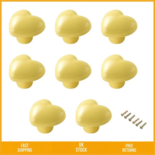 Charming yellow heart - yellow,