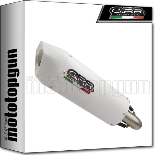 Exhaust white aluminium gpr - white,