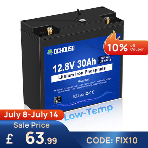 12v 30ah lifepo4 - battery, dc