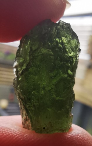 Moldavite crystal - moldavite, (04)