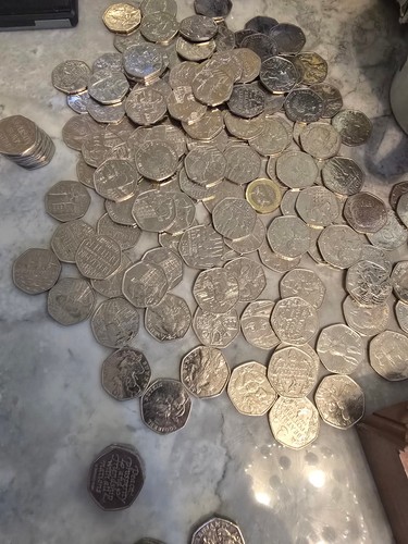 Collectable pence coins - 50,