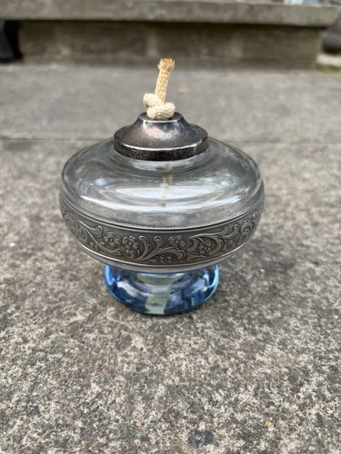 Vintage norwegian blue glass - norwegian,