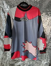 Vintage 1990's Reusch Goalkeeper Football Shirt - Medium - Pop Art  - Rare
