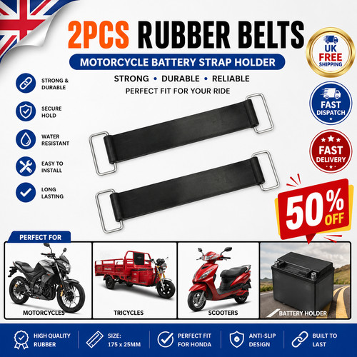 2pcs motorcycle rubber battery - 2pcs,