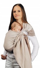 Ring Sling Baby Carrier Latte