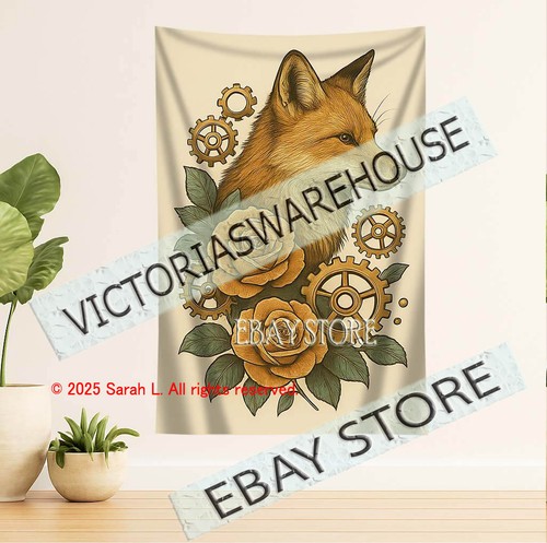 Fox tapestry mechanical - , animal
