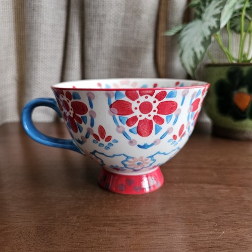 Tesco hand painted - painted, mug