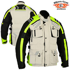 Australian Bikers Gear Motorcycle motorbike Adventure Waterproof Cordura Jacket