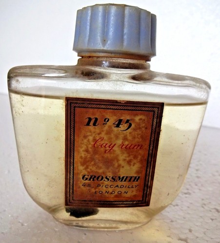 Vintage bottle bay rum - bottle,