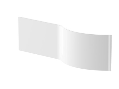 Nuie bath front - bath, shaped