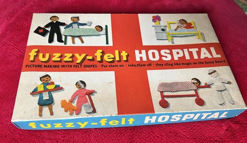 Fuzzy felt hospital 1960s - fuzzy-felt,