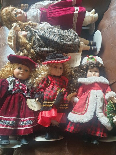 Vintage doll porcelain - doll,