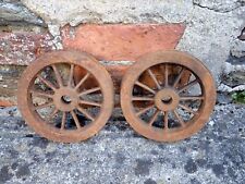 Pair of small vintage cast