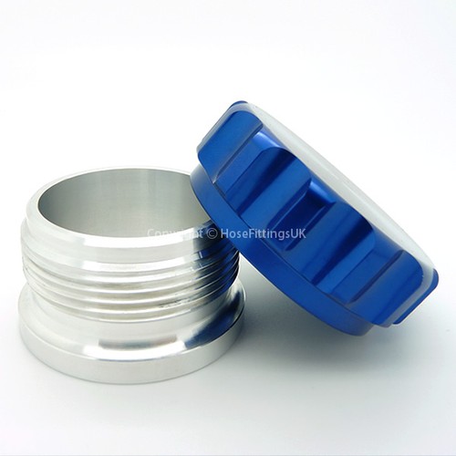 50mm d blue aluminium - 2", i.d