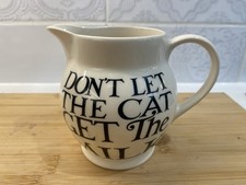 Emma Bridgewater Milk & Cream Jug Toast & Marmalade Collection Cat