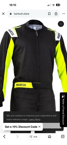 Sparco rookie karting suit - sparco,