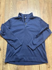Rohan Blue Button Neck