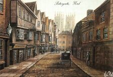 KEVIN PLATT PAINTINGS YORK PETERGATE TOPOGRAPHICAL POSTCARD UNUSED VERY GD MINT